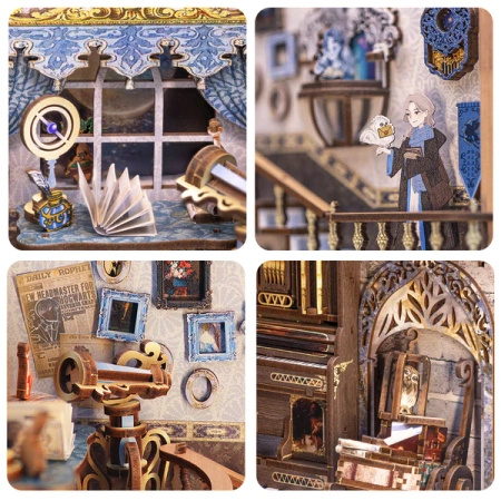 DIY Book Nook Zestaw Świąteczny – Szkoła Magii | Cutebee