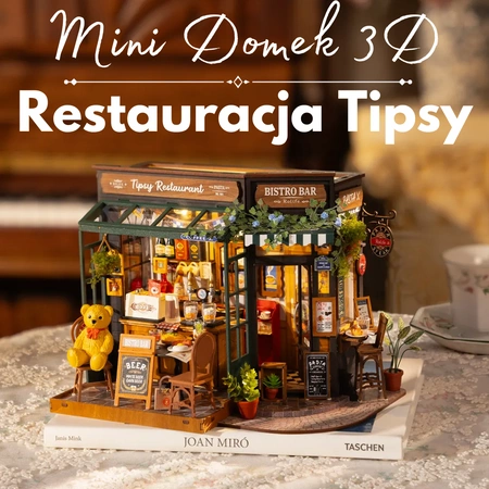 Mini Domek 3D – Restauracja Tipsy Rolife DG167 – widok zestawu