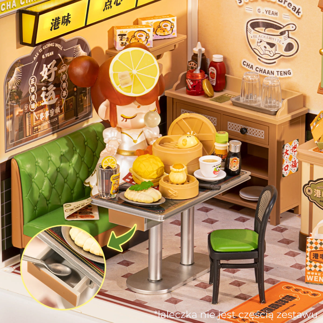 Smaki ulicy Hongkongu – Mini Domek 3D - Hong Kong Bites Cafe I Rolife