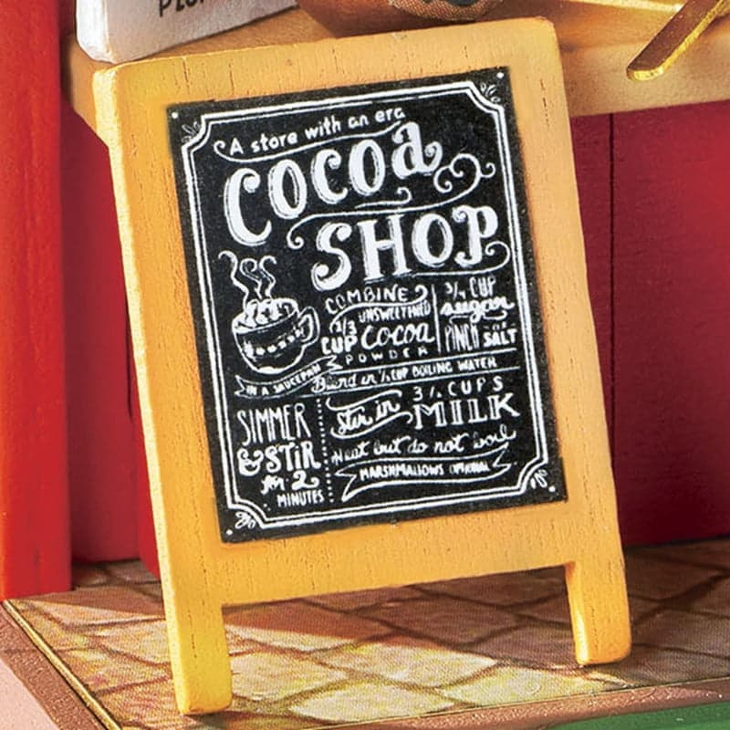Scenka gotowa na ekspozycję – Mini Domek 3D - Cocoa Shop | Rolife