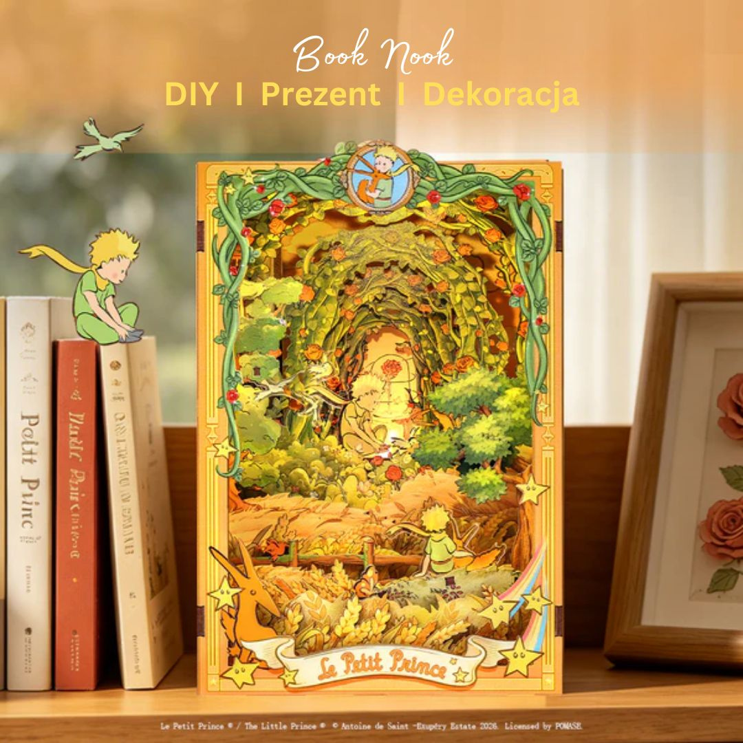 Little Prince and the Fox – DIY Book Nook CuteBee | 3D puzzle Dárek – nápad na dárek