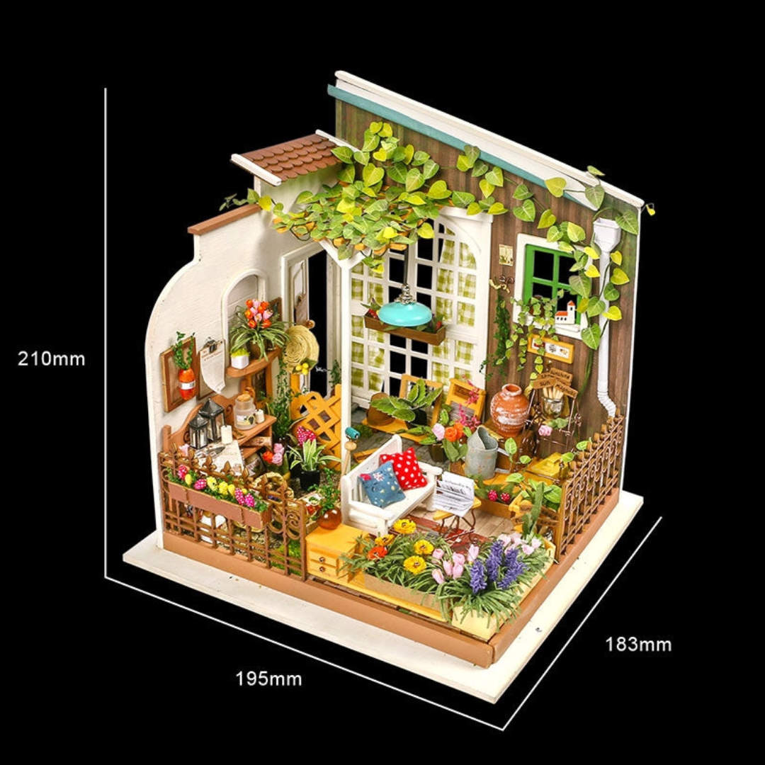 Mini Domek 3D - Miller's Garden I Rolife – wymiary modelu