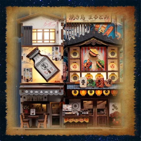 Tsutenkaku Ichiban Street – DIY Book Nook CuteBee | Puzzle 3D Prezent