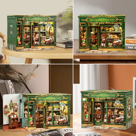 DIY Miniaturowy Domek - Blossom Florists I Cutebee