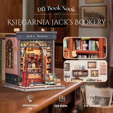 Jack’s Bookery – detale konstrukcji, schody i przeszklenia