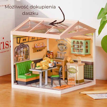 Mini Domek 3D - Hong Kong Bites Cafe I Rolife