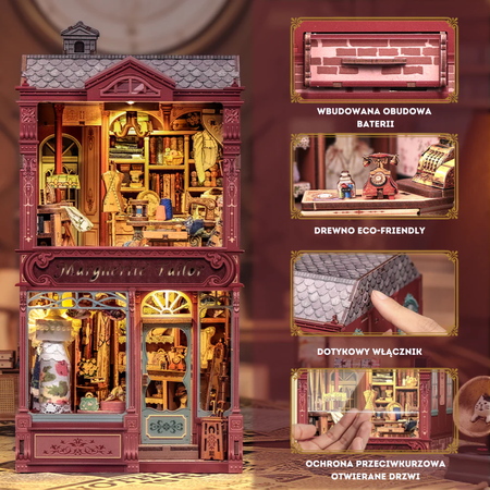Marguerite Tailor CuteBee DIY Book Nook – Puzzle 3D Prezent