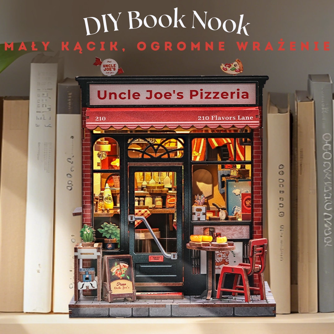 Wymiary Book Nook – Pizzeria (szerokość, głębokość, wysokość)