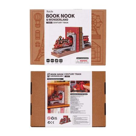 Podpórki pod Książki „Pociąg” – Puzzle 3D Rolife (313 el.)