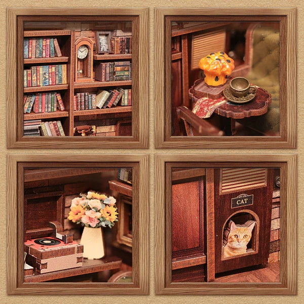 Zakątek pełen detali – DIY Miniaturowy Domek - Corner Coffee Shop | Cutebee