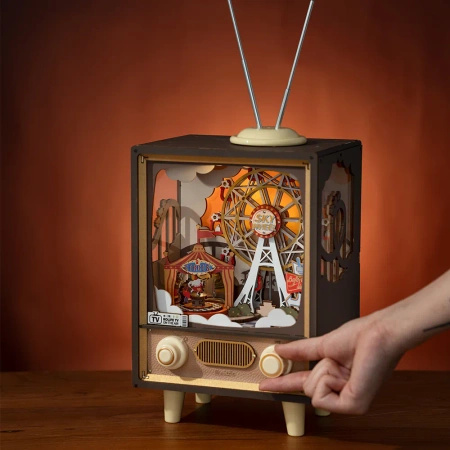 Drewniany Zestaw Puzzle 3d - Diabelski Młyn | Robotime