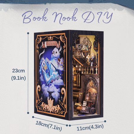 DIY Book Nook Zestaw Świąteczny – Szkoła Magii | Cutebee