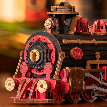 DIY Podpórki pod Książki - Pociąg | Robotime