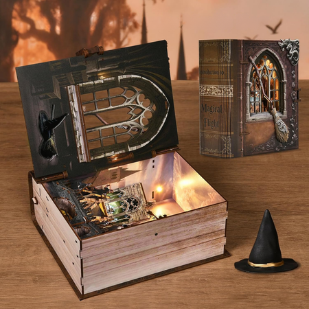 Magical Flight – DIY Book Nook Minicity | Puzzle 3D Prezent