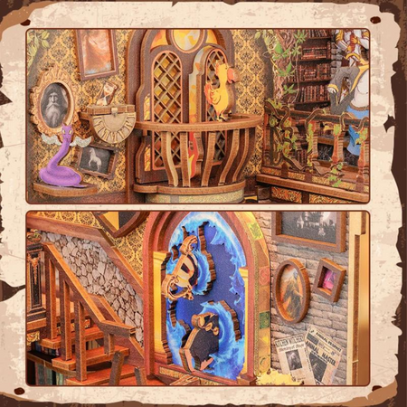 DIY Book Nook - Fantastyczne Zwierzęta | Cutebee