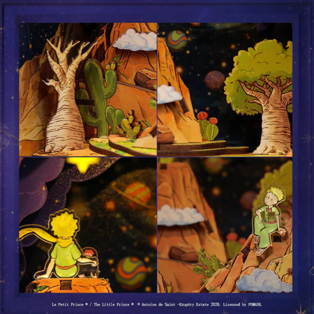 Mały Książe i Róża Cutebee DIY Book Nook – Puzzle 3D Prezent