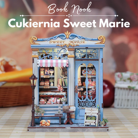 DIY Book Nook - Cukiernia Sweet Marie | Cutebee