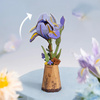 Irys – Puzzle 3D Rowood, kwiat DIY Rolife