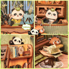 DIY Book Nook - Panda Bookshop | Cutebee