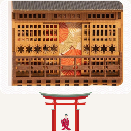 DIY Book Nook - Japoński Styl | Cutebee