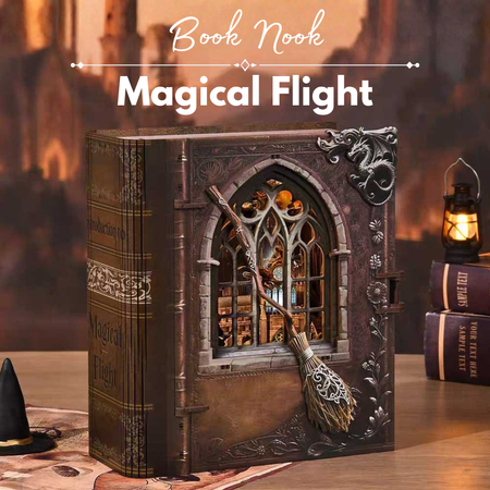 Magical Flight – DIY Book Nook Minicity | Puzzle 3D Prezent