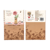 Pink Dahlia – Puzzle 3D Rowood, drewniana dalia w wazonie