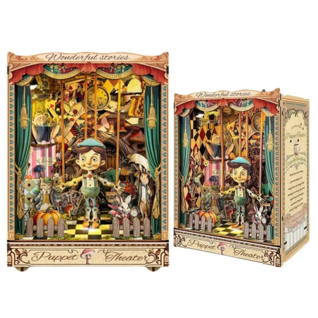 Puppet Theatre – DIY Book Nook Joincon | Puzzle 3D Prezent