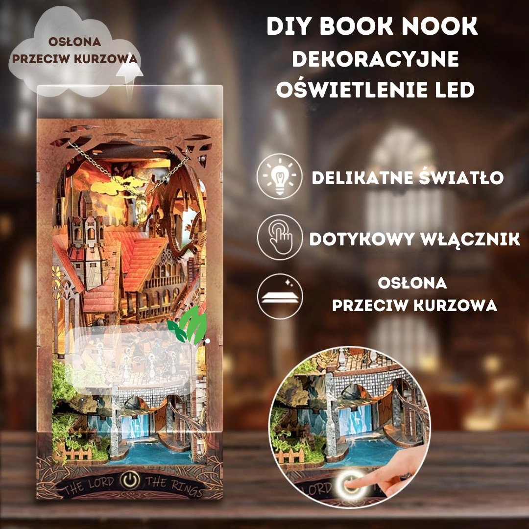 DIY Book Nook Władca Pierścieni – widok 1