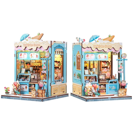 Mini domek DIY – Bella’s Ice Cream, boczny kadr