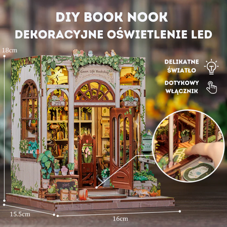 Zestaw Świąteczny Book Nook - Green Life Bookshop | Cutebee