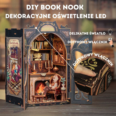 DIY Book Nook Zestaw Świąteczny – Rezydencja Hrabiego Kota | Cutebee Miniaturowy Domek