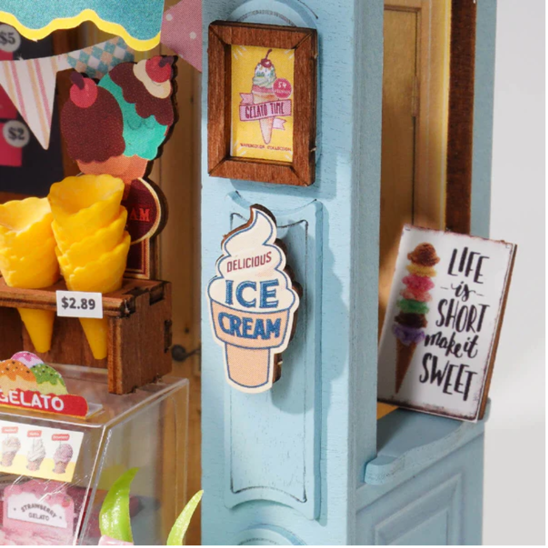 Słodkie detale gelato – Mini Domek 3D - Gelato Stall | Rolife