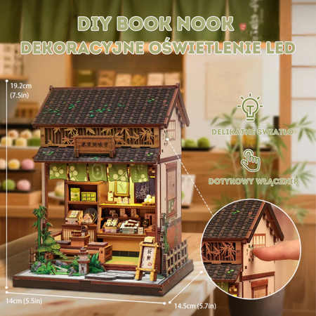 DIY Book Nook - Tradycyjny Japoński Sklepik | Cutebee
