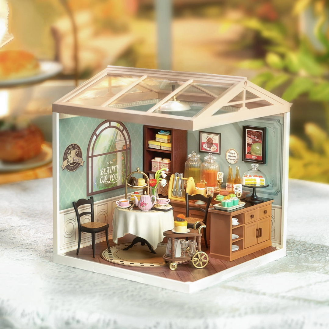 Mini Domek 3D - Herbaciarnia Sweet Sips Tea | Rolife – pomysł na prezent