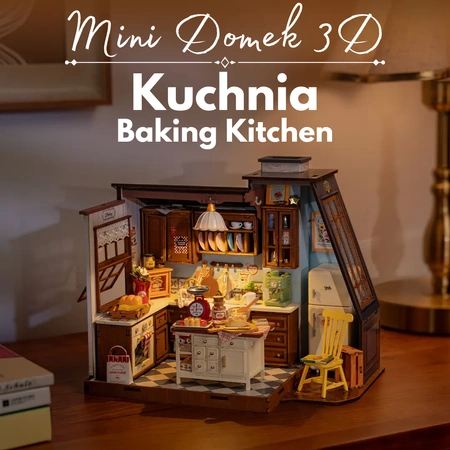 Mini Domek 3D – Baking Kitchen I Rolife – baner z nazwą produktu