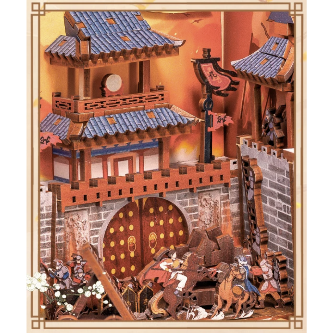 Efekt wow w biblioteczce – DIY Book Nook - Legenda Mulan | Cutebee Domek Miniaturka