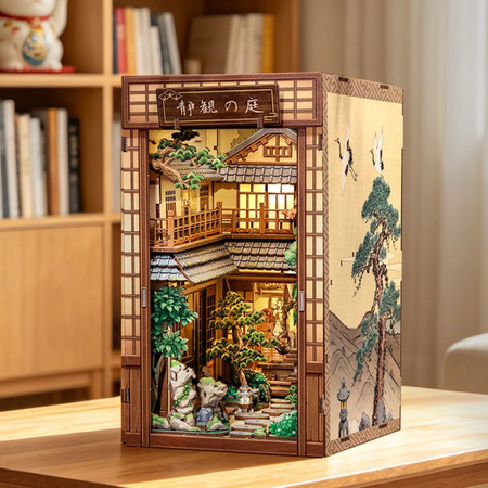 Serene Courtyard – DIY Book Nook CuteBee | Puzzle 3D Prezent