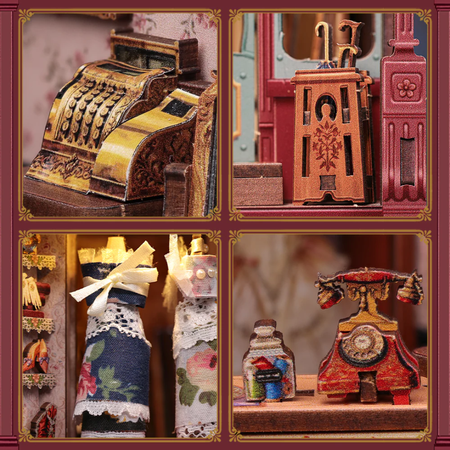 Marguerite Tailor CuteBee DIY Book Nook – Puzzle 3D Prezent