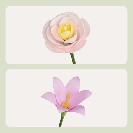 Drewniany Zestaw Puzzle 3D - Wiosenny Bukiet | ROKR Rolife