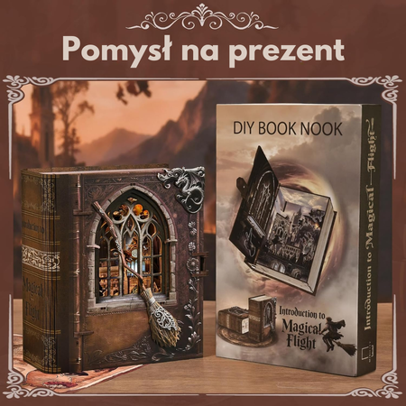 Magical Flight – DIY Book Nook Minicity | Puzzle 3D Prezent