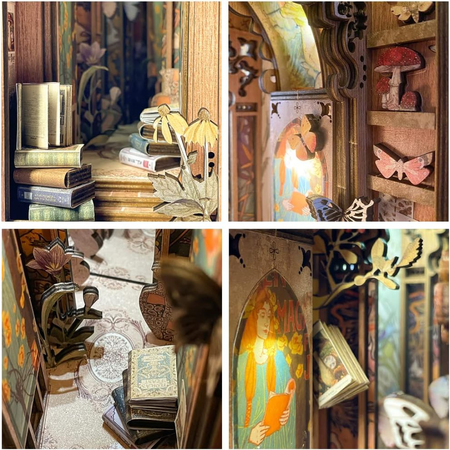 DIY Book Nook - Motyli Raj | Cutebee