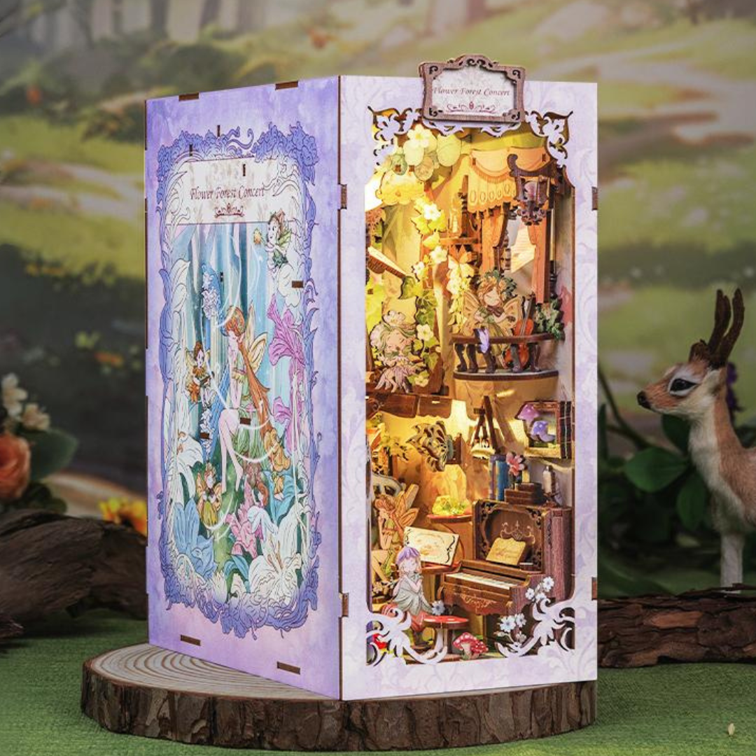 DIY Book Nook - Leśny Koncert | Cutebee