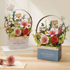 Kosz Kwiatów Flower Basket – Puzzle 3D Rowood, nie więdnie