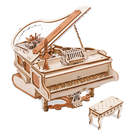 Fortepian z Pozytywką – Puzzle 3D ROKR Magic Piano