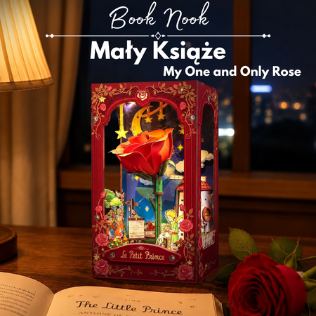 My One and Only Rose – DIY Book Nook CuteBee | Puzzle 3D Prezent