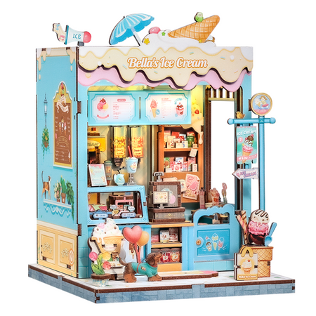 DIY Book Nook - Lodziarnia (Bella's Ice Cream) | Cutebee