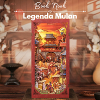 DIY Book Nook - Legenda Mulan | Cutebee Domek Miniaturka