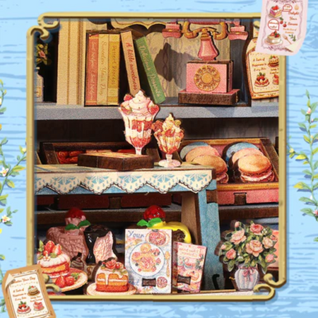 DIY Book Nook - Cukiernia Sweet Marie | Cutebee
