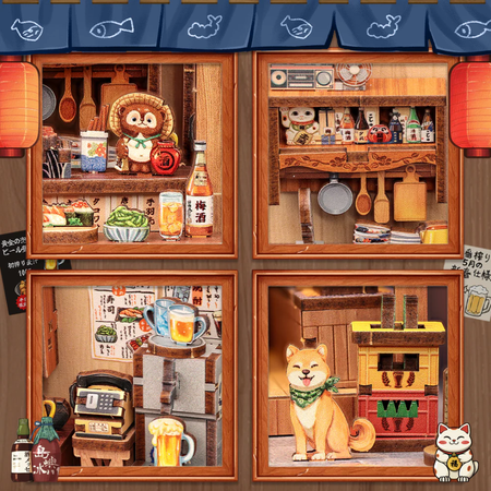 DIY Book Nook - Tradycyjna Japońska Uliczka | Cutebee