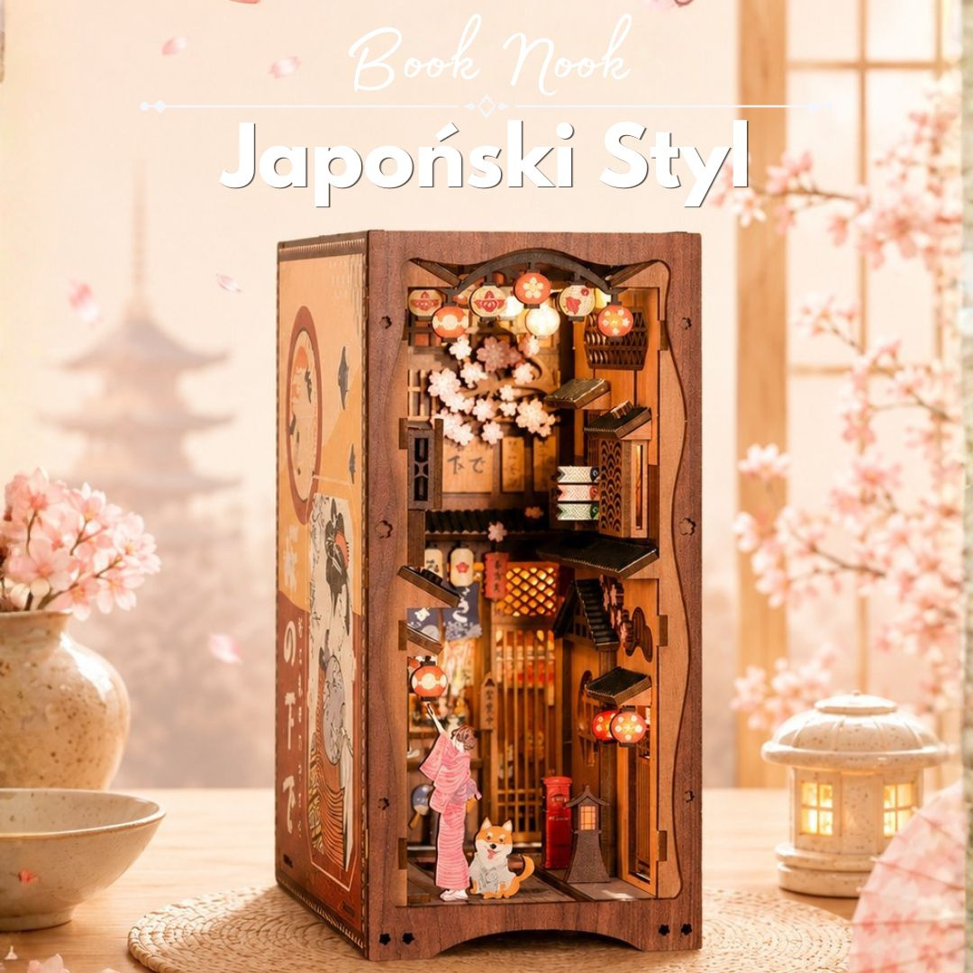 Japoński Styl – DIY Book Nook Puzzle 3D | CuteBee